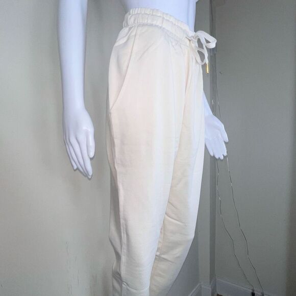 WeWoreWhat Solid Sweat Pants in Off White (L) - Picture 4 of 14